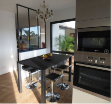 Cuisine en laque brillante sur le Bassin d'Arcachon